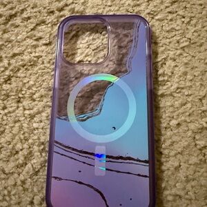 OtterBox Purple and Blue Phone Case with MagSafe